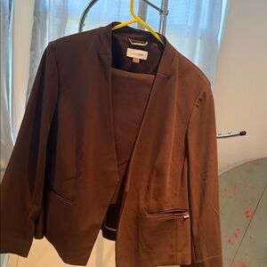 Calvin Klein Blazer and Matching Skirt